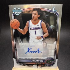 2025-26 Bowman Chrome Xaivian Lee 1st Auto  Florida Basketball