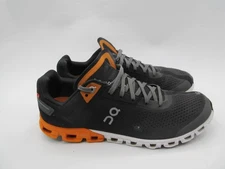 On Running CloudFlow Shoes Mens Size 9 Gray Orange Road Running Sneakers