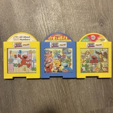 3 Cartridges Learn Thru Music Plus Elmo's World, Sesame Street, Dora  Spongebob