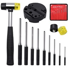 Perfect for DIY Enthusiasts 9pcs Roll Pin Punch Set for Various Projects