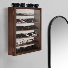 Sonnenbrillen Organizer Aufbewahrung Wandmontage: 13 x 15,6 Zoll Brillen Vitrine