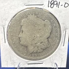 1891-O Morgan Silver Dollar $1 Ungraded Uncertified New Orleans Mint 0.9 Silver