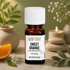 Aura Cacia Sweet Orange Pure Essential Oil (0...