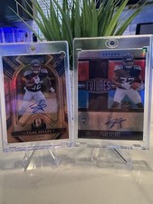 Tyjae Spears 2 Card Lot Titans Panini Gold Standard Legacy Rookie Dual Patch Au…