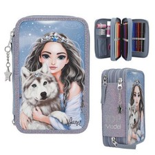 Depesche 3-fach Federtasche 13149 TopModel Janet mit Wolf