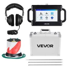 VEVOR Pipe Water Leak Detector 1Hz-5000Hz 7" Touchscreen Leak Detection Locator