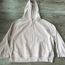 Old Navy Fleece Hoodie Womens XL Light Pink Pullover