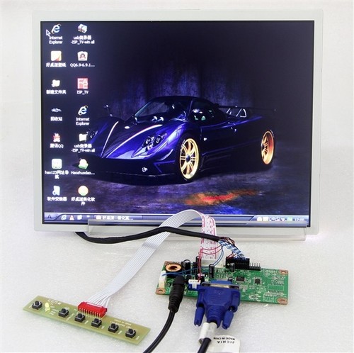 Écran LCD Sharp LQ121S1LG75 12.1 Pouces - Résolution 800x600 - Carte VGA Incluse