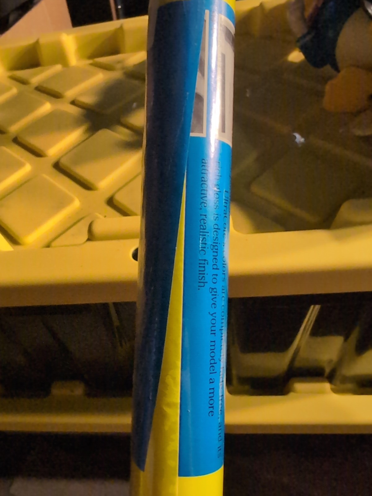 Ultracote Safety Yellow 891 Polymerized Thermal Shrink Film Covering 6' 6"L 2'W