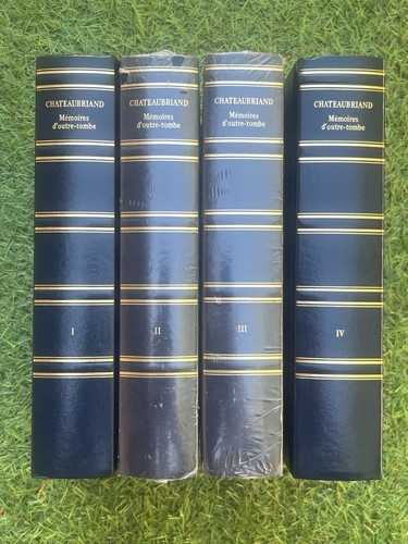CHATEAUBRIAND Mémoires d'outre-tombe Édition Centenaire 4 volumes | 2 Neufs
