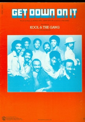 Kool and the Gang Get Down on It sheet music Ronald Bell James Taylor EXCELLENT