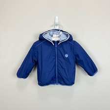 Mayoral Baby Reversible Blue Jacket Boys 2-4 Months