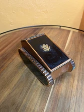 Vintage US Army Tank Copper Tone Cigarette Dispenser