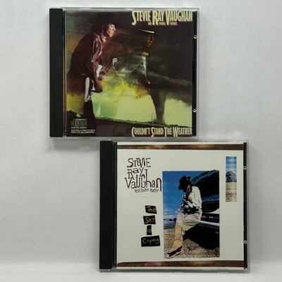 Stevie Ray Vaughan CDs The Sky Is Crying Couldn't Stand the Weather Blues Rock