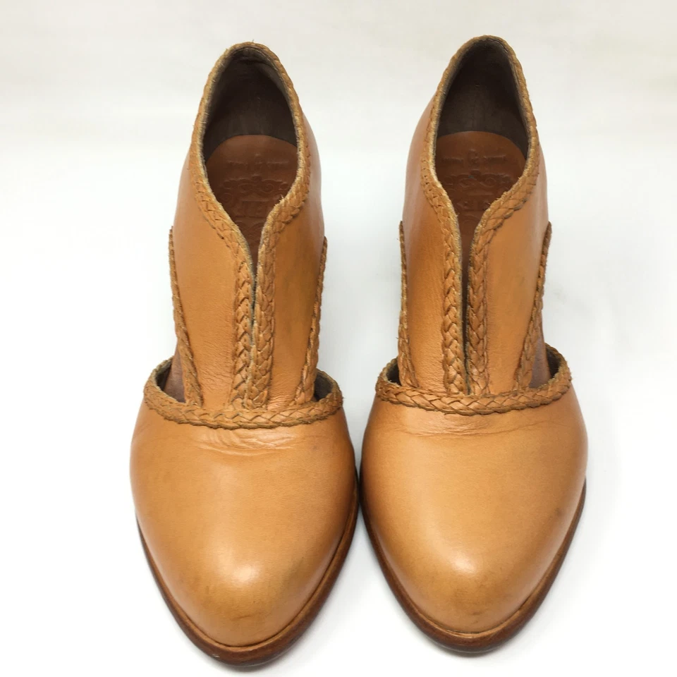 Bali Elf Spirit Walker Clogs Booties Shoes Womens Size 9 Brown Leather Hand Made - Image 4 of 4