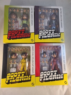 KIM PINE & KNIVES CHAU Figures 4 Variants Scott Pilgrim Bottle
