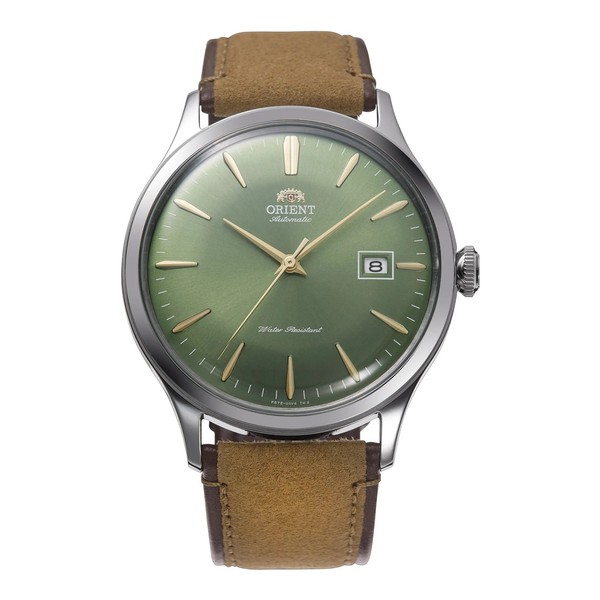 Automatisch Herrenuhr Orient Bambino V4 RA-AC0P01E30B Leder Braun Grun-image