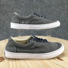 Sperry Sneakers Men 9 Gray Cutter CVO Ballistic Canvas Casual Low Top STS15289