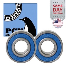  2 6203-2RS Premium Rubber Seal Ball Bearing C3 EMQ, 17x40x12, 6203 2RS 6203rs