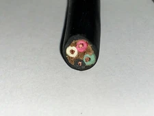 50 FT 18/4 SJOOW SJ SJO SJOW BLACK RUBBER CORD EXTENSION WIRE/CABLE