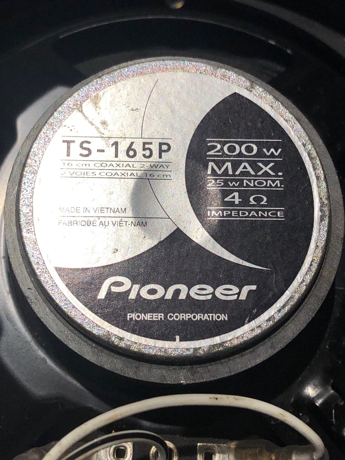 Pioneer TS 165P 200W Speaker eBay