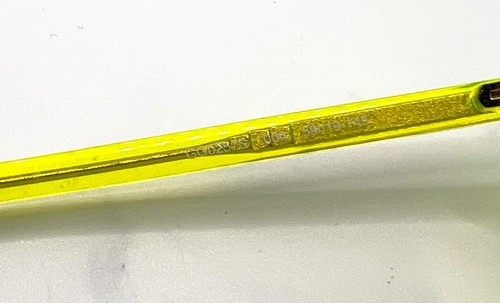 GUCCI GG0257S 004-Neon Yellow Round Sunglasses-Deadstock/Unworn-Full Kit-Italy - Picture 12 of 13