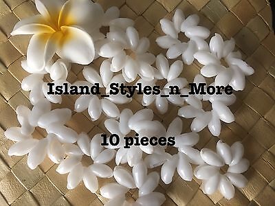 Details about   Hawaii Bubble Shell White Bullet Ring Wedding Costume DIY Crafts Luau 10 pcs