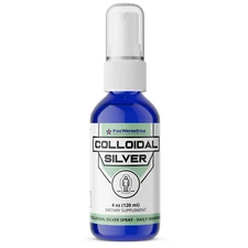 Colloidal Silver Spray - 4 oz - Clear Silver - 50 ppm - 99.99% Pure Silver