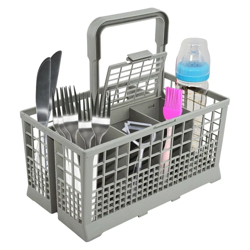 Dishwasher Cutlery Basket fits Most Brands (9.5 x 5.4 x 4.8 inches)