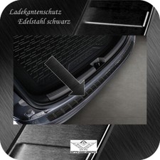 Ladekantenschutz Edelstahl schwarz graphit für Volkswagen VW Taigo ab Bj 9.2021-