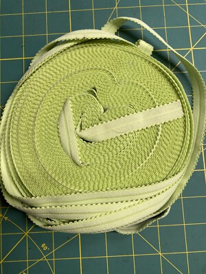 20+  Elastic 1/2  Green Fold Over FOE for Headband Clothing Wholesale Roll