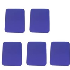 5 x Belkin Standard Blue Mousepad Nonslip Backing, F8E081-BLU