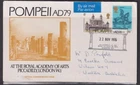 Great Britain 1976 Pompeii Academy Arts Cover APM London to West Australia