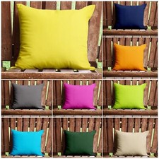 Water-Resistant Cushion Covers & Inner Pads Outdoor Throw Pillows Case & Filler