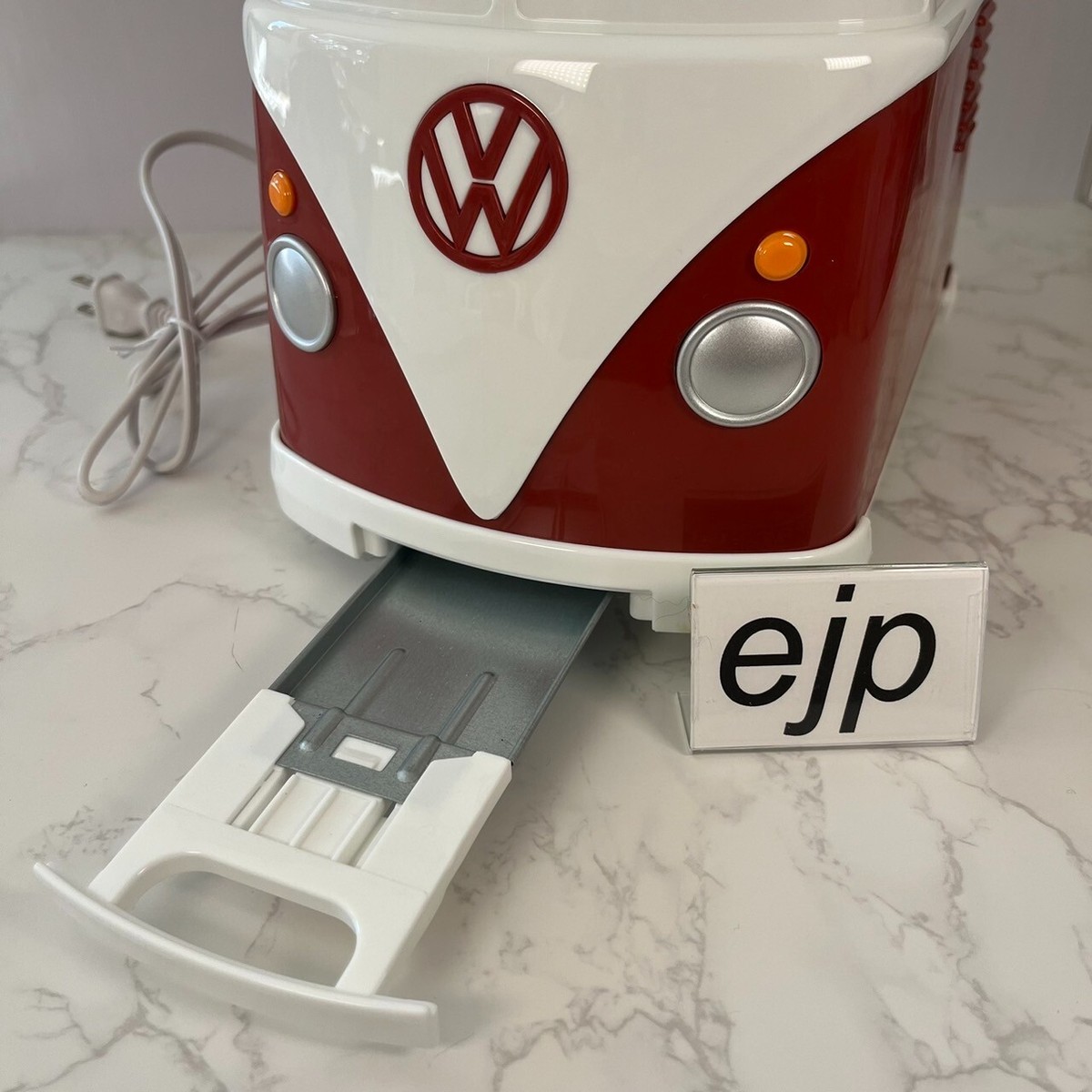 [未使用品]Volkswagenバス風トースター レッド 未使用品]Volkswagenバス風トースター レッド 未使用