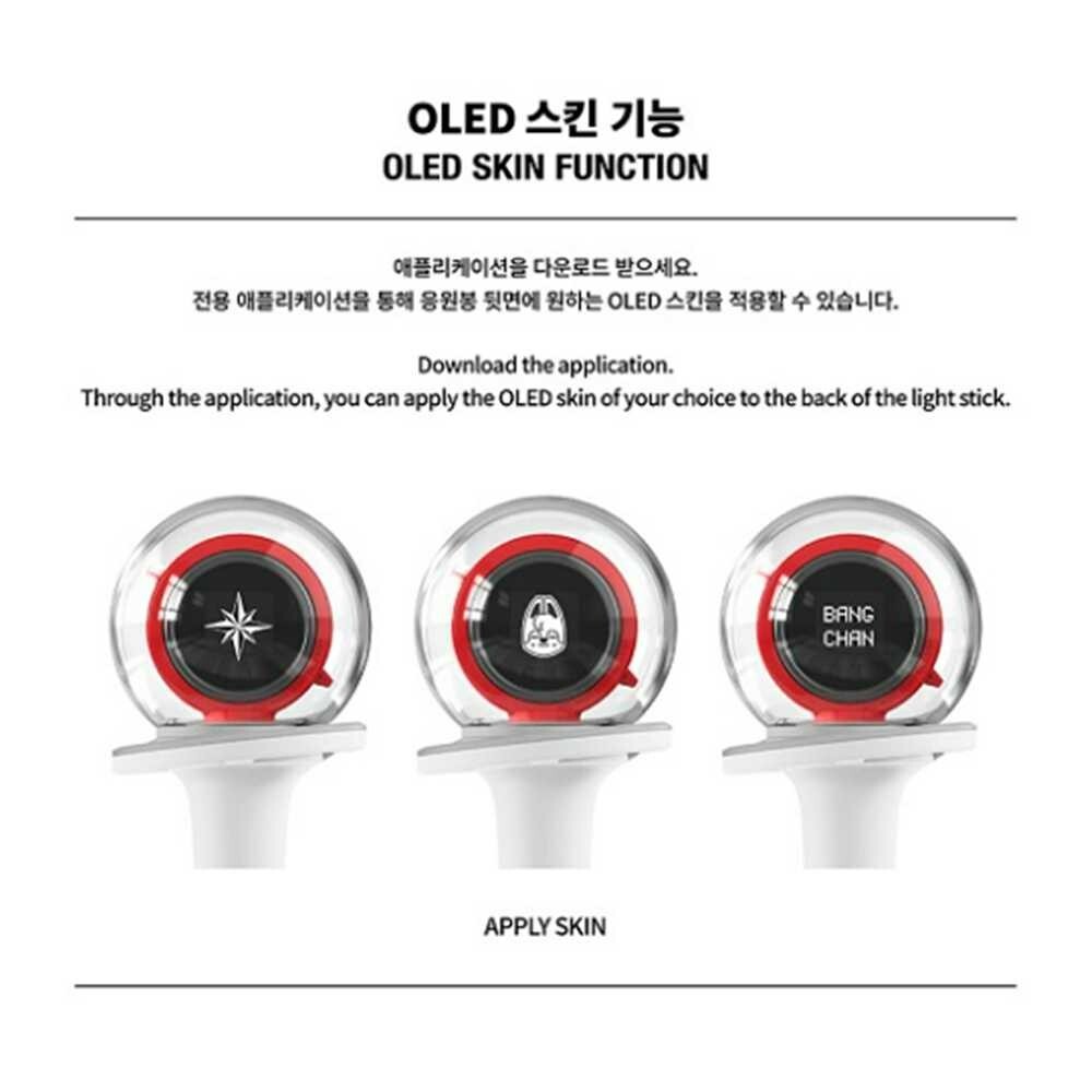 Stray Kids Official Light Stick VER.2 - Bluetooth RGB LED, Concert