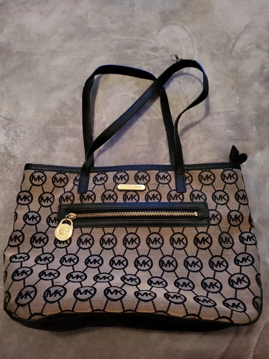 Michael Kors Mk Monogram Logo Crossbody Bag