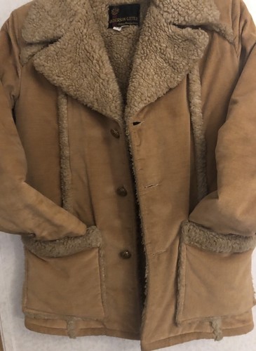 Vintage Men’s Anderson-Little Leather Suede Wool Lined Coat Size 36 - Picture 2 of 4