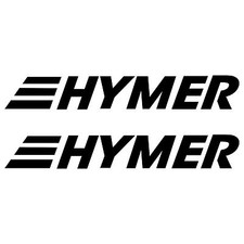 2 x HYMER 50cm x 7,3cm aufkleber sticker wohnmobil camper wohnwagen caravan