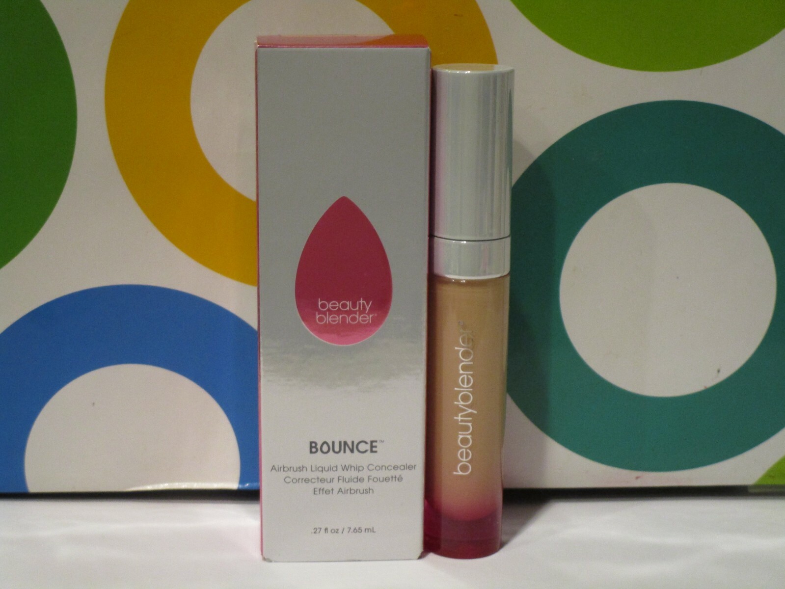 BEAUTY BLENDER ~ BOUNCE AIRBRUSH CONCEALER ~ 3.40 W MED PEACH ~ .27 OZ BOXED