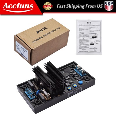 AVR R230 Automatic Voltage Regulator Electronics Module For Leroy Somer US