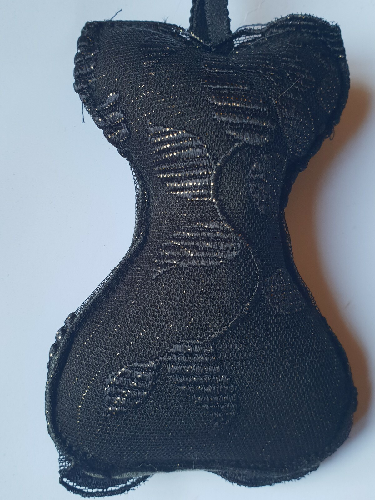 Sachet de lavande anti-mite Corset diffuseur parfum textile artisanal - 3