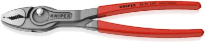 Knipex 82 01 250 TwinGrip 10" Slip Joint Combi Grip Front Jaw Hand Tool Pliers