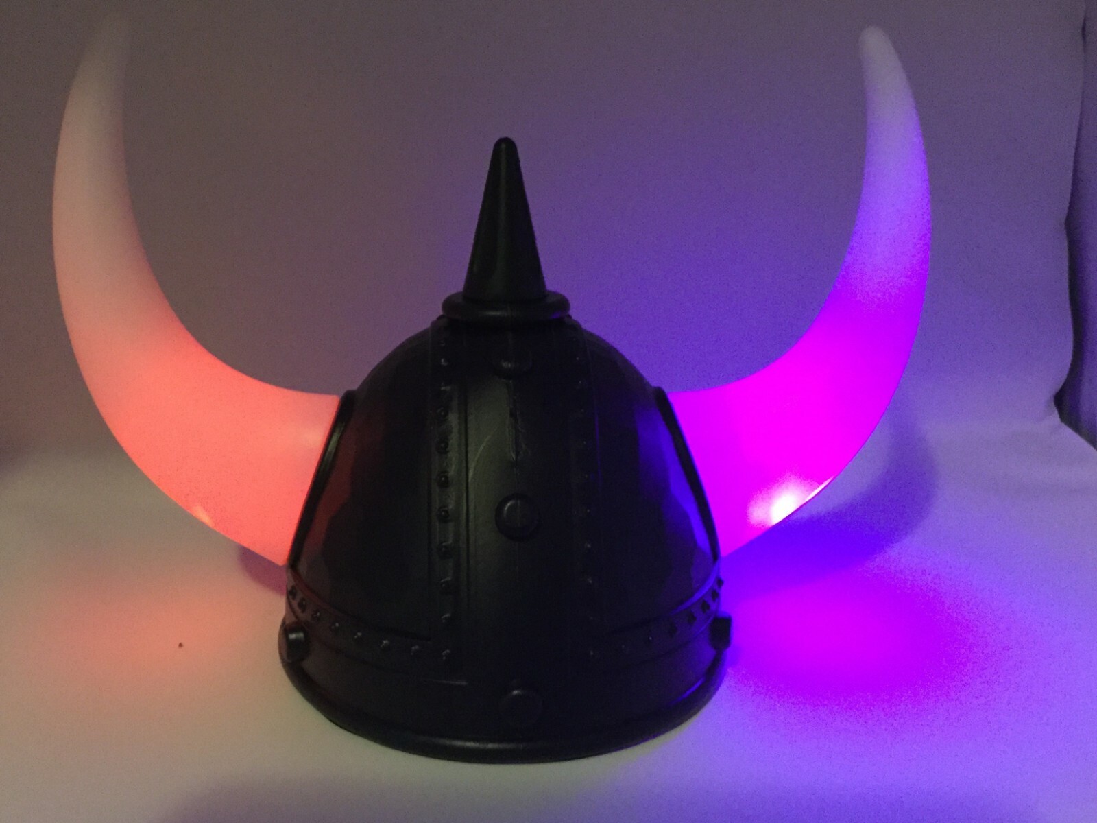 KulViking LED Black Viking/Warrior Party Helmet 2-pack