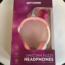 Art  Sound Fuzzy Unicorn Headphones