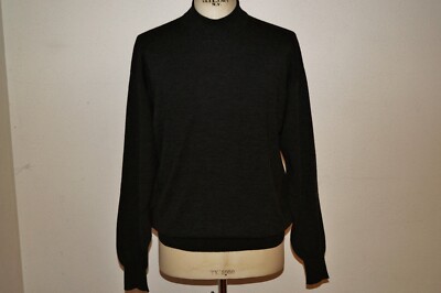 PETER  BROWN   Woll  Überzieh  Pullover   Gr. 52  dunkelgrau  made in Italy
