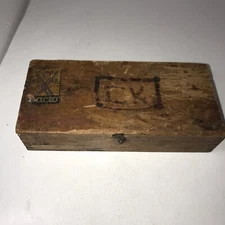 CRAFT & HOBBY X-ACTO SET WOODEN BOX w/TOOLS BLADE VINTAGE 50s- PRE OWNED