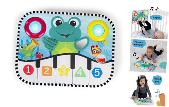 Ocean Explorers Neptune's Kick & Explore Musical Kick Pad & Crib Toy, Tummy