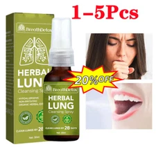 1-5X BreathDetox Lung Health - Lung Cleanse & Detox For Respiratory Supports