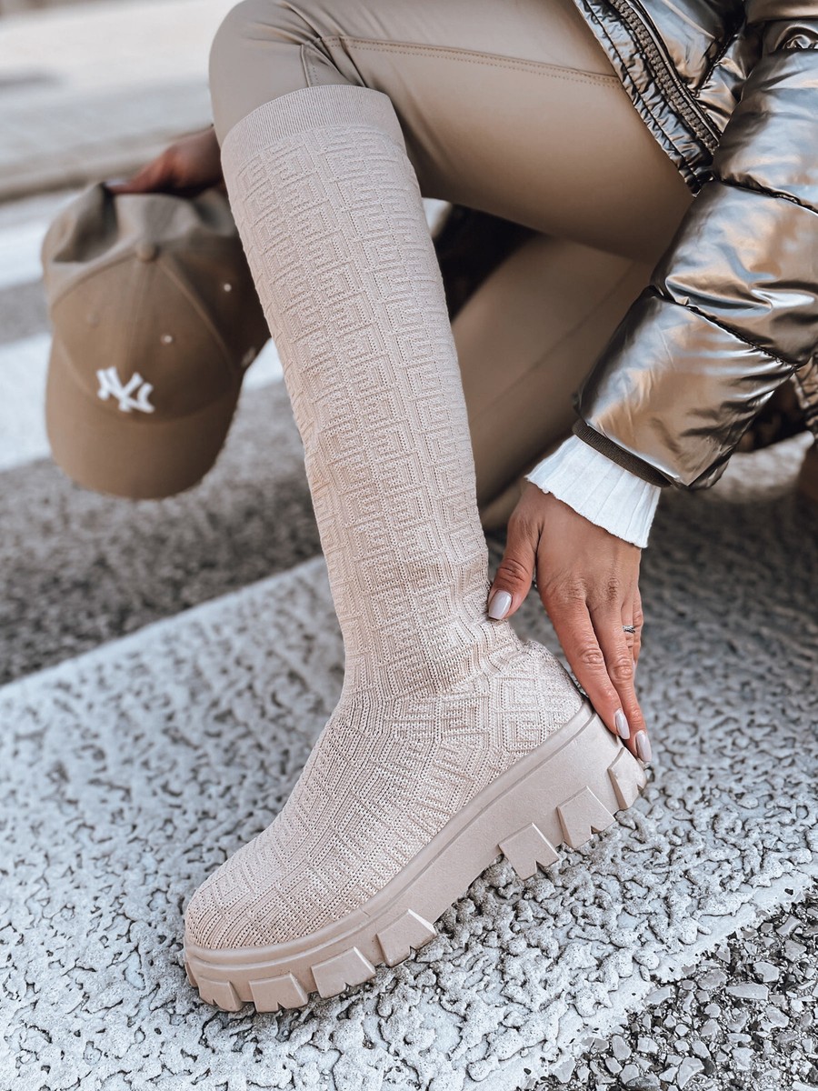 Damenstiefel Gummistiefel Kik Damen Sneakers Aus Stoff Heavy Duty